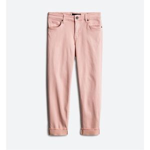 NWOT-KUT From The Kloth Brand Crop Straight Leg Stretch Light Pink pants Size 10